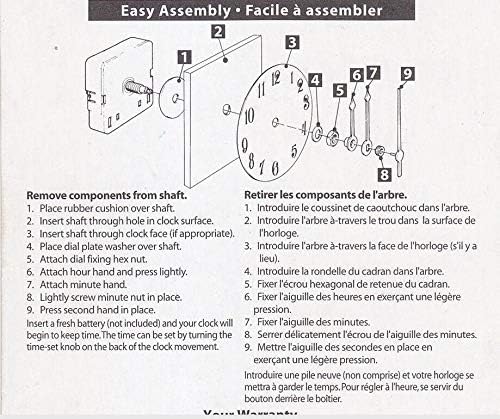 Precision 31MM Clock Movement Kit for DIY Wall Clocks