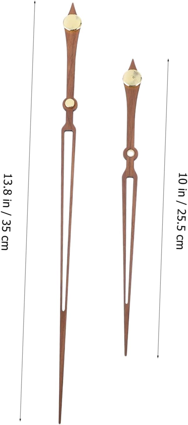 Precious Wooden Wall Clock Hands Set