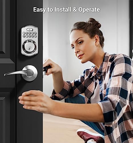 Fingerprint Entry Door Lock with Ledges and Smart Security