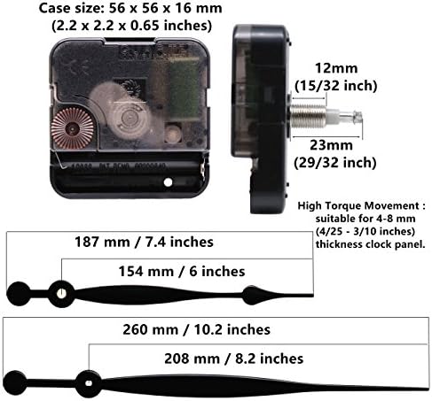 Quartz Wall Clock Movement Parts