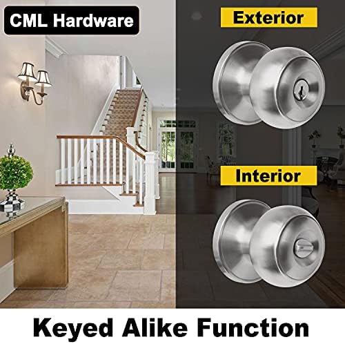 Sturdy Solid Stainless Steel Knob Set