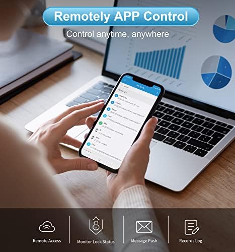 Wireless Dead bolt Gateway with Real-Time Monitoring Voice Control AlexaGoogle Setup