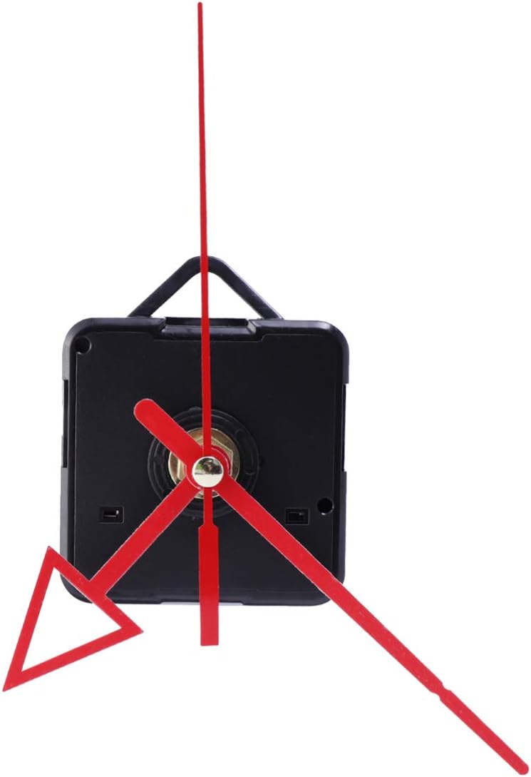 Red Clock Movement Mechanism Kit for Clock Repair and Replacement