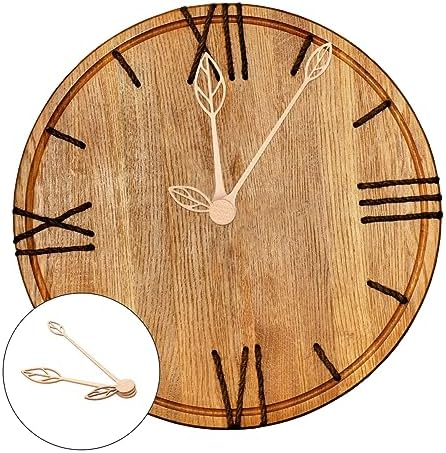 Homoyoyo Clock Repair Kit - Maple Wood Clock Hands for Digital Alarm Clocks