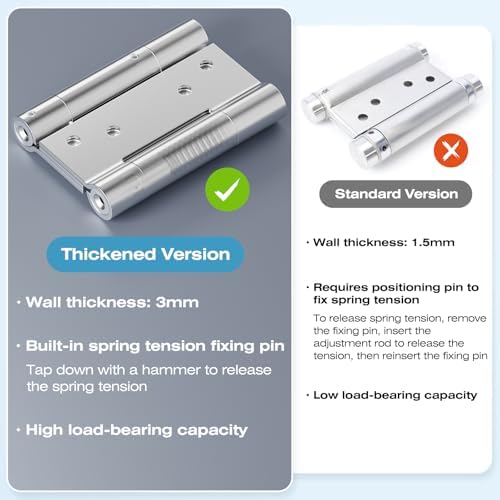 Runbo 3-Inch Stainless Steel Door Hinge