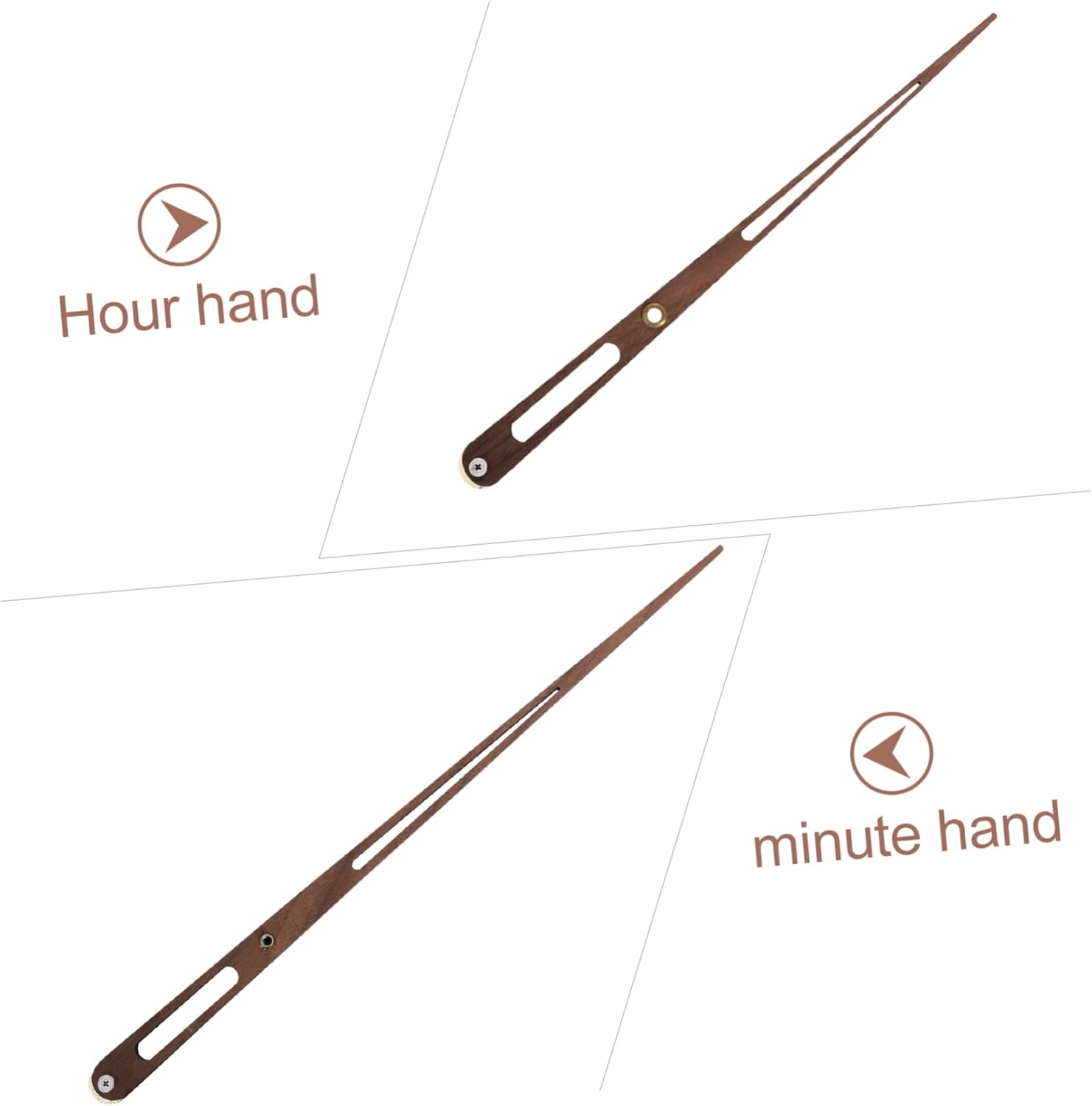 SOESFOUFU Large Wooden Wall Clock Hands