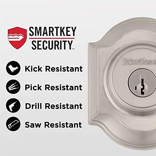 Kwikset Front Door Handle Set with SmartKey Deadbolt Set