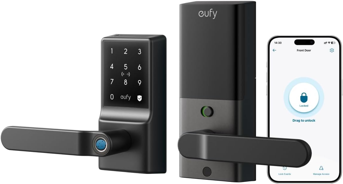 Eufy Smart Lock C33 Biometric Waterproof Remote Control