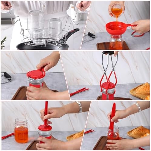 Complete Stainless Steel Canning Kit - Multifunctional Canning Tools for Home Cooks