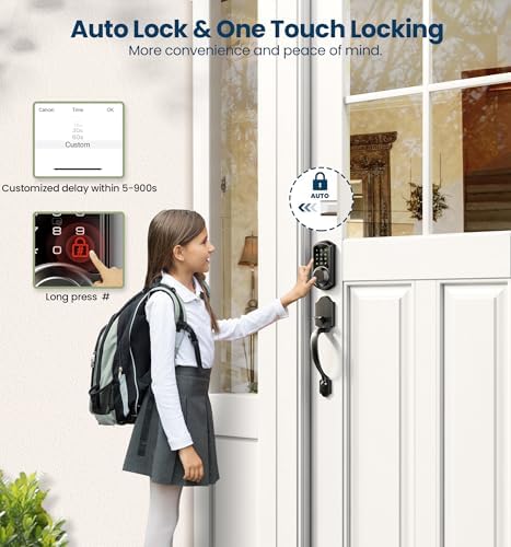 Veise Smart Front Door Lock Set with Keyless Entry
