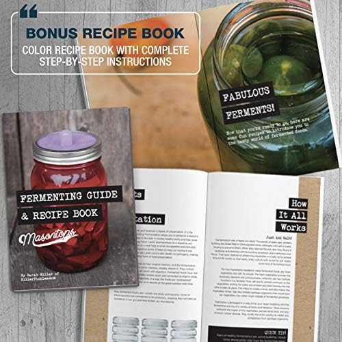 Manual Fermentation Kit - Tasty Probiotic and Gut-Busting Pickles Hot Sauce Kimchi