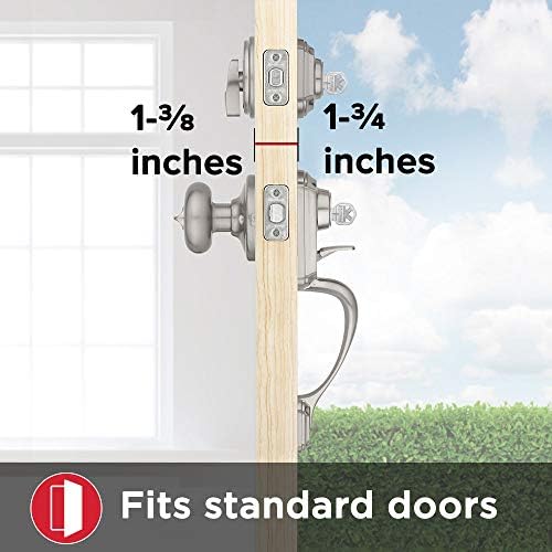 Kwikset Front Door Handle Set with SmartKey Deadbolt Set