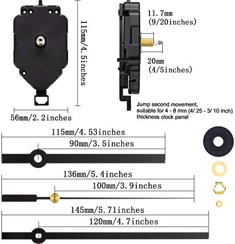 Replace Your Pendulum Clock Mechanism Long Shaft quartz clock movement parts