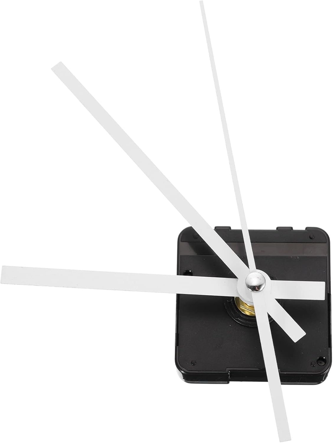 Non-Ticking Clock Movement Kit for DIY Repair - Black