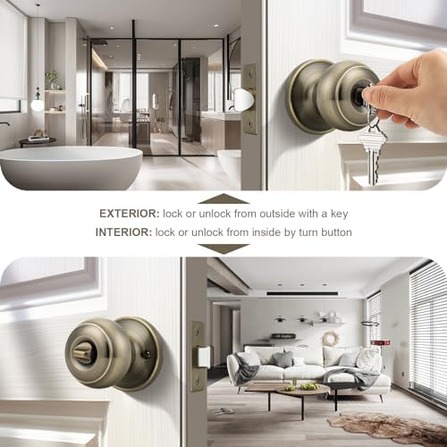 Probrico Stainless Steel Door Knobs Set
