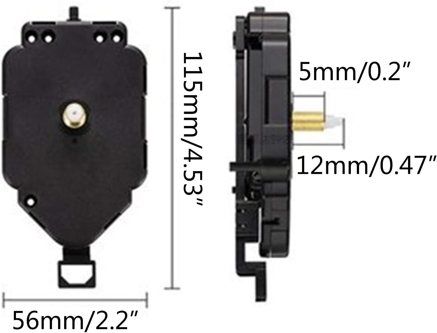 DRAGONRUN Pendulum Clock Movement Mechanism