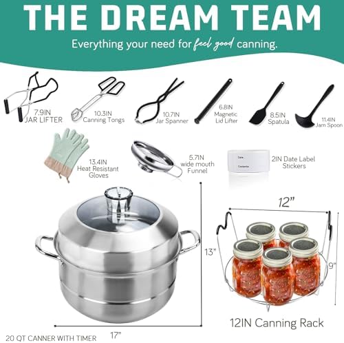 Discover Preserve with Style Canning Kit - Stainless Steel Preserving Made Easy