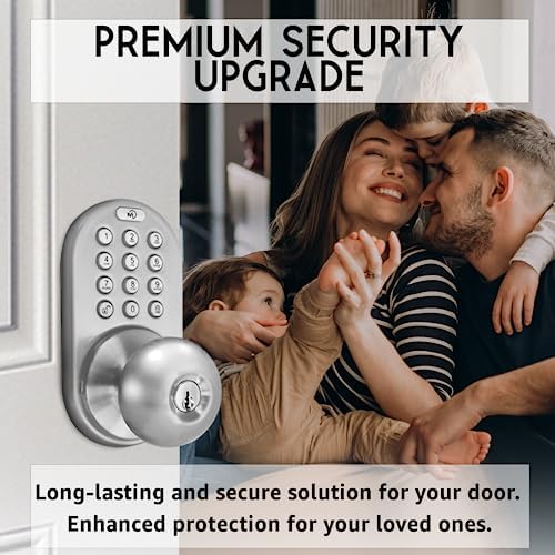 Premium Door Knob Lock with Keyless Entry