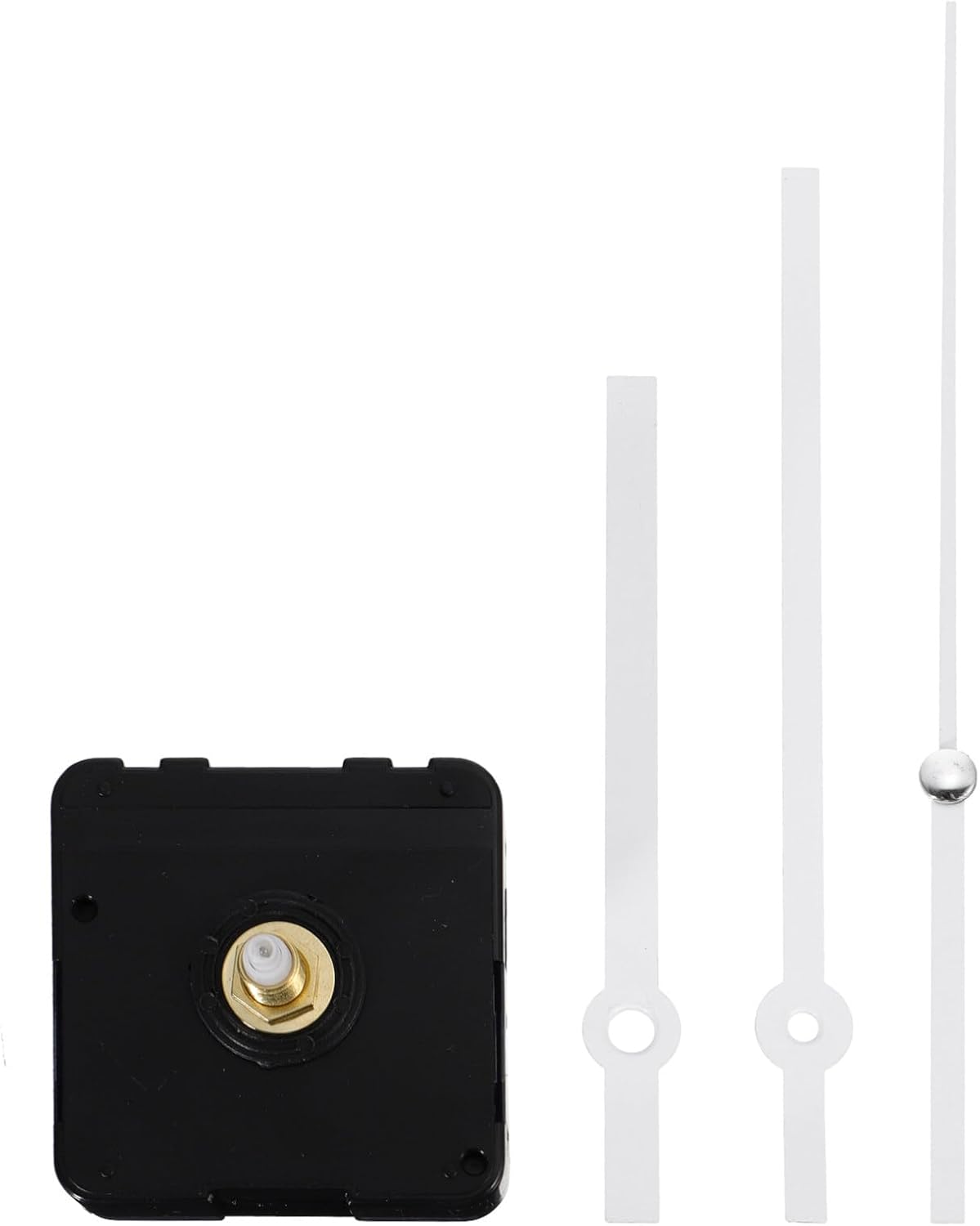 UOnlyTech White Plastic Clock Movement DIY Repair Kit for Wall Table Clocks
