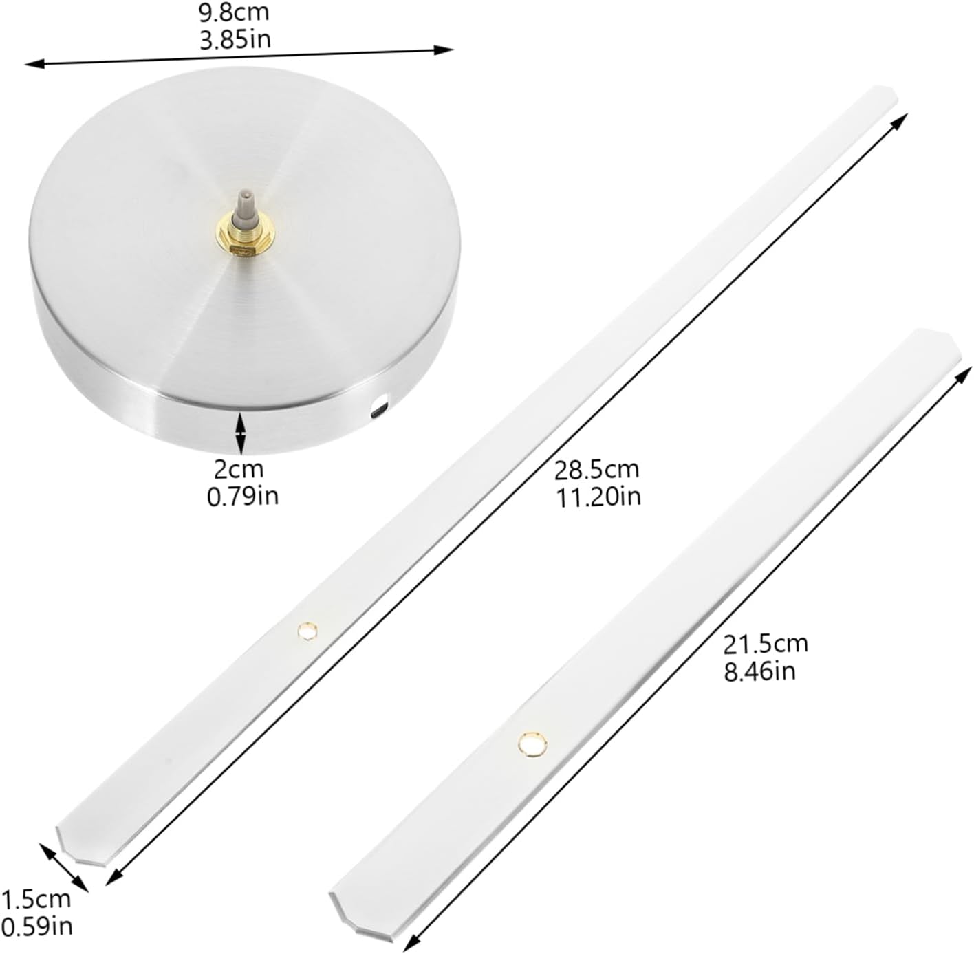 Garneck Silent Clock Movement Kit