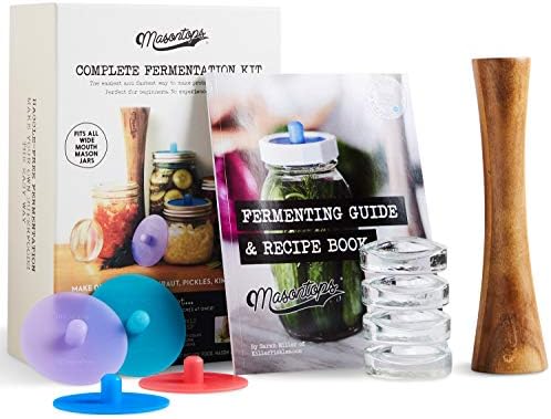 Manual Fermentation Kit - Tasty Probiotic and Gut-Busting Pickles Hot Sauce Kimchi