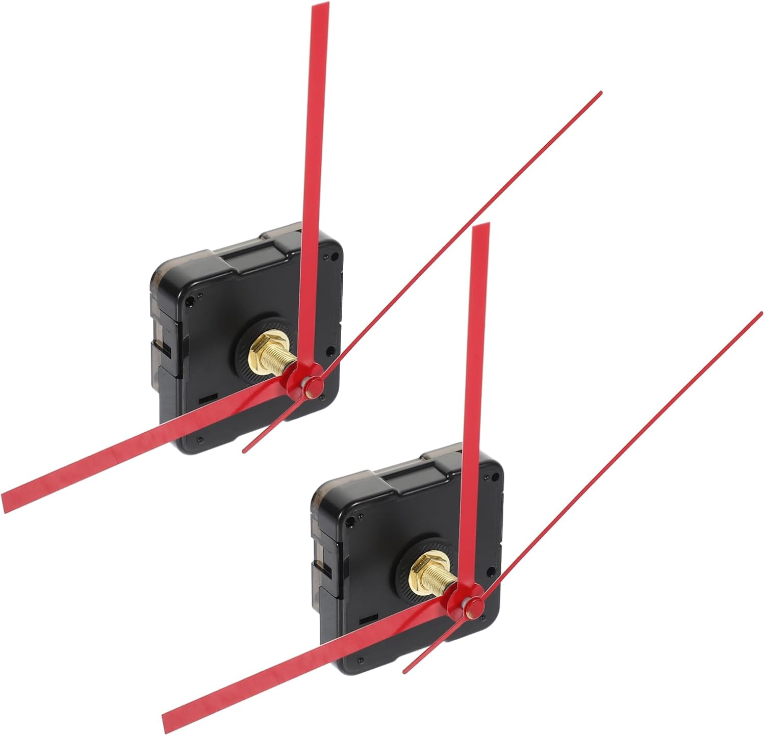 2-Piece Metal Wall Clock Mechanism Replacement for DIY Repair Accurate Timekeeping