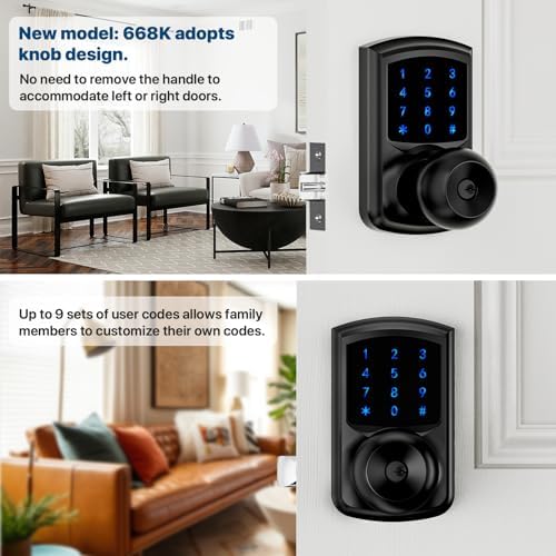 Hidalife Keyless Entry Door Lock with Code