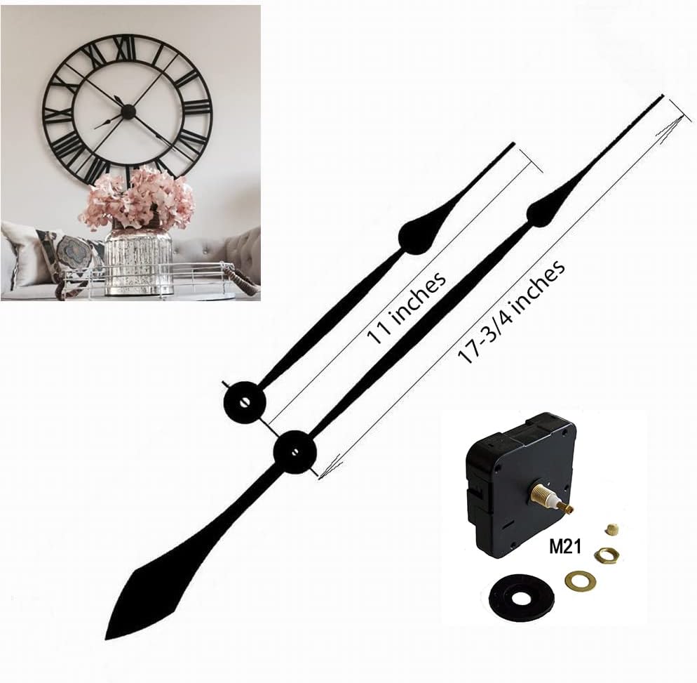 17-inch Large Hands for 36-inch Clocks