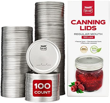 Your FORJARS Can-Do Lids Airtight PFresh for Months 100-Pack