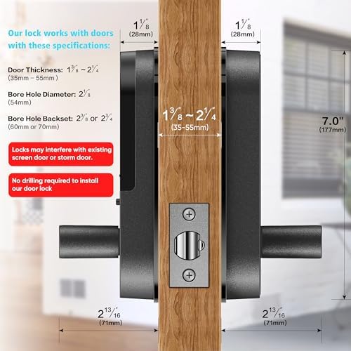 Easy to Install Fingerprint and Keyless Door Lock