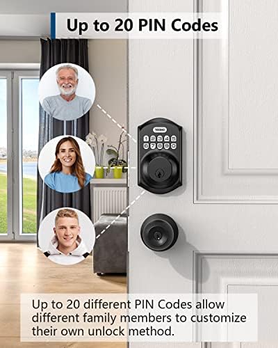 TEEDeo Keyless Entry Door Lock unlocking security and convenience