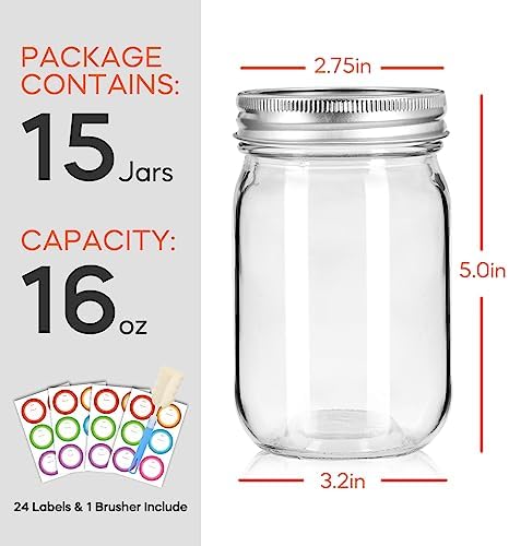Mcupper Mason Jars