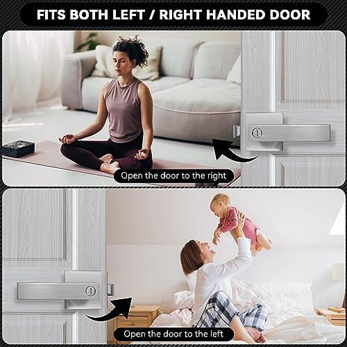 Exterior Interior Door Handle Lever Set