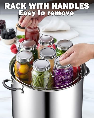 12-inch Stainless Steel Canning Rack Mason Jar Canner