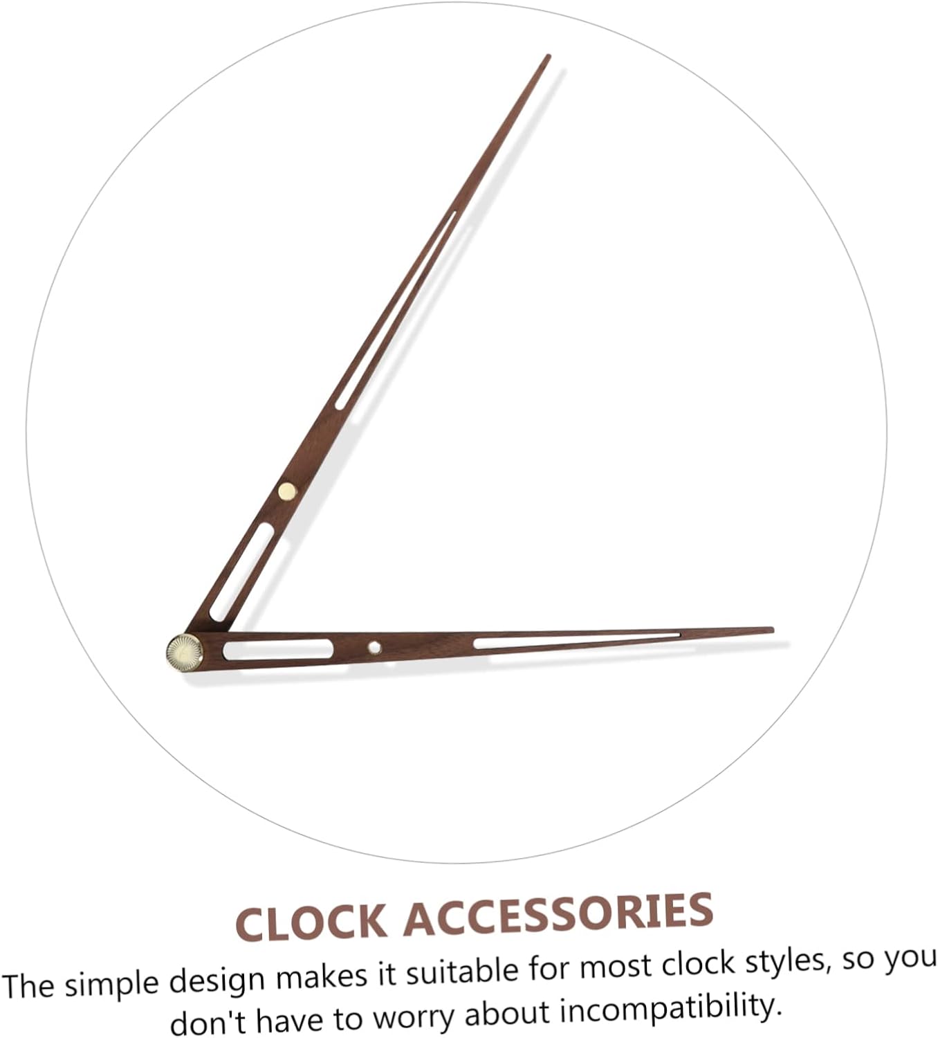 Mikikit Nordic Wooden Wall Clock Hands Replacement Set