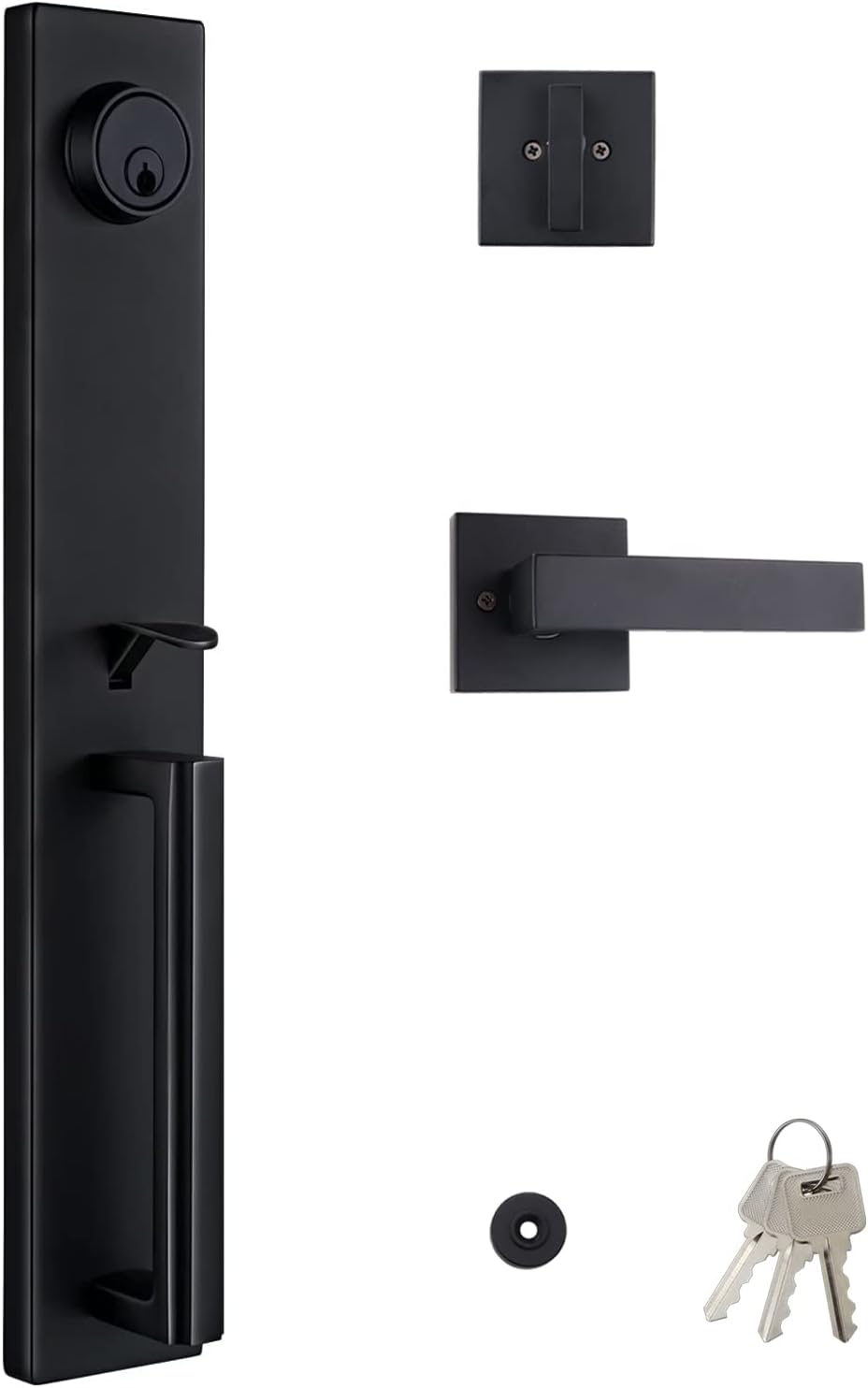 Virego French Front Door Handle Set Heavy Duty