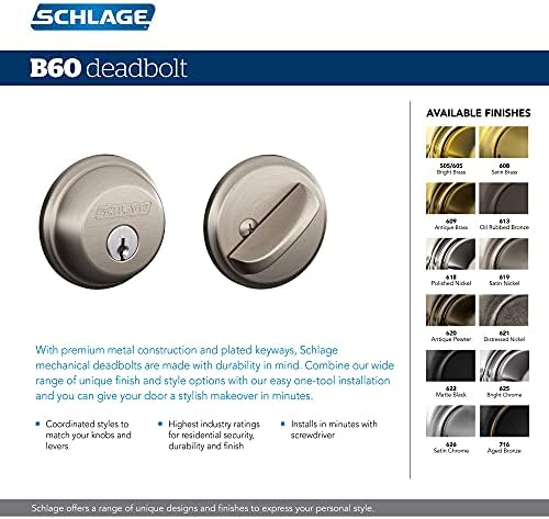 Secure Entry Door Deadbolt for Increased Security