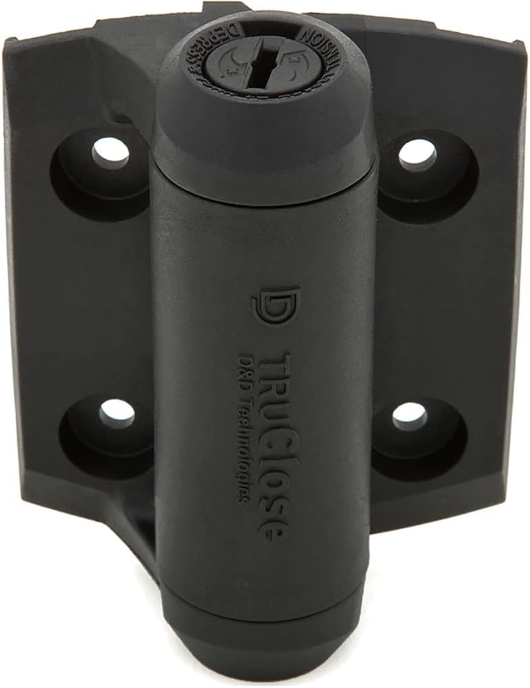 National Hardware Polycryst Black Polymer Hinges 2-Pack