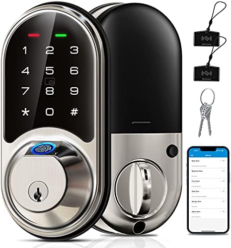 Secure Door Lock with fingerprint and app control