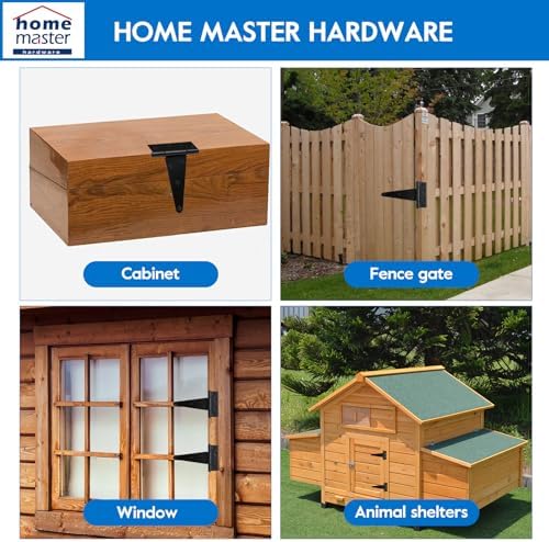 6 Inch T-Strap Gate Hinges Heavy Duty for Outdoor Use