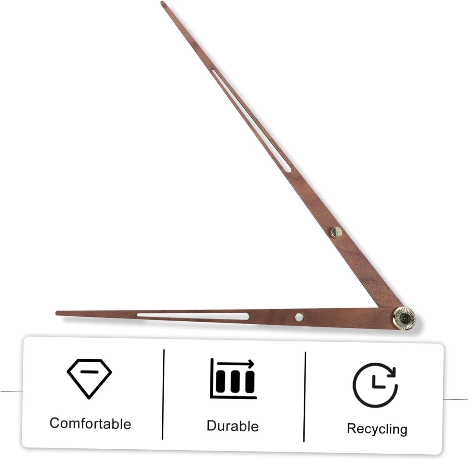 ARTIBETTER Large Wooden Wall Clock Hands
