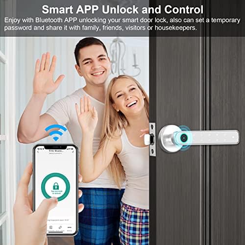 ERAY Smart Door Lock Set with Fingerprint Keypad Security