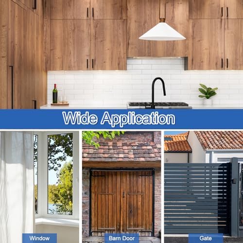 UXCell 2-Piece T-Strap Door Hinges