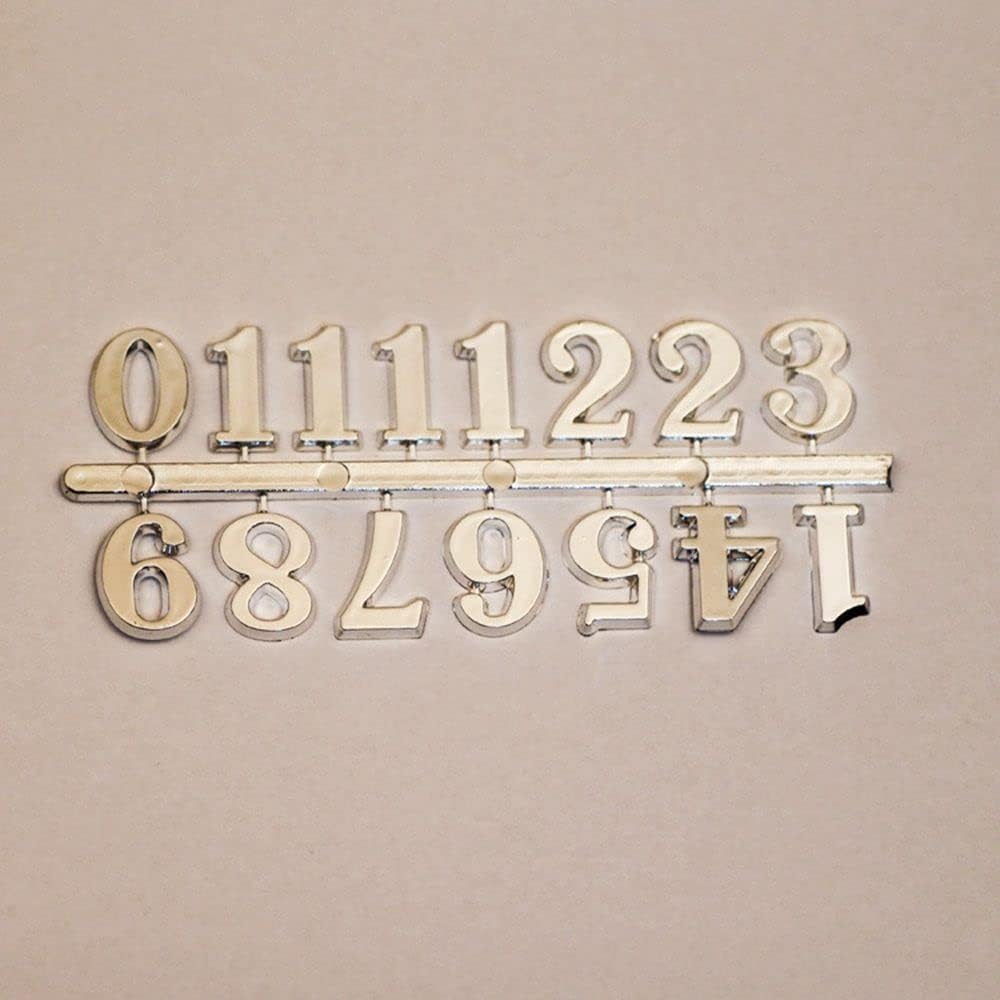 DIY Digital Clock Numbers Kit - Roman Numerals Silver