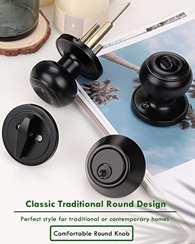 KEYED ALIKE ENTRY DOOR KNOBS