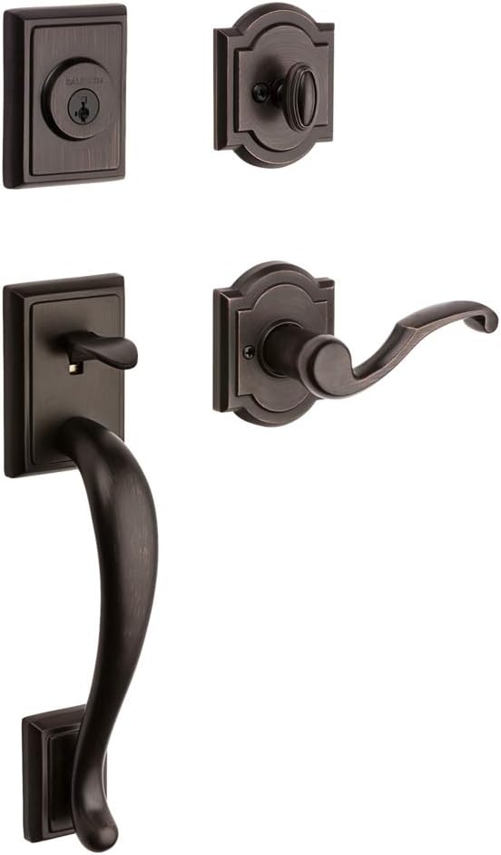 Baldwin Pistoria Front Entry Handleset with Interior Lever