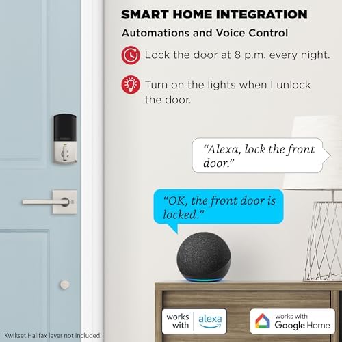 Kwikset Halo Wi-Fi Smart Lock Keyless Entry Smart Security