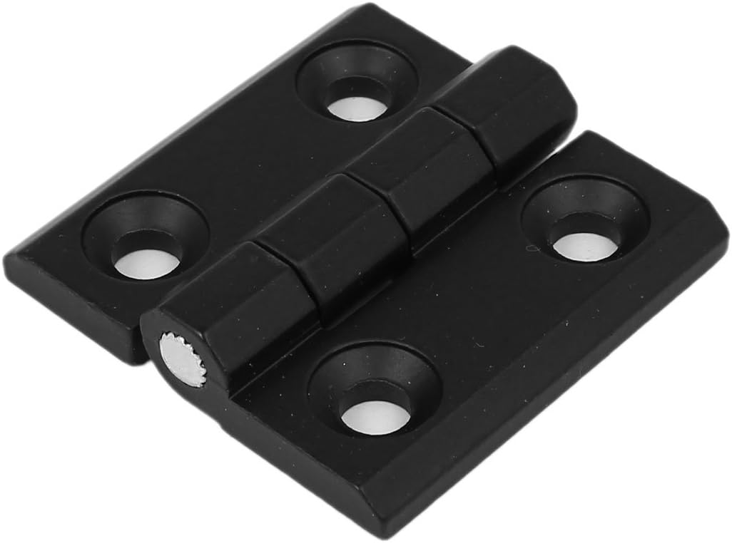 Durable 50mm Zinc Alloy Door Hinge Black 270 Degree Swing