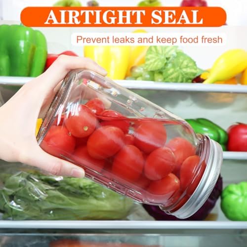 High-Quality Wide Mouth Mason Jars Set of 12