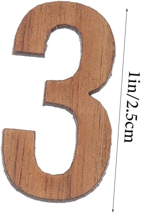 EXCEART Roman Numeral Digital Wall Clock DIY Wood Panel with Glue Included